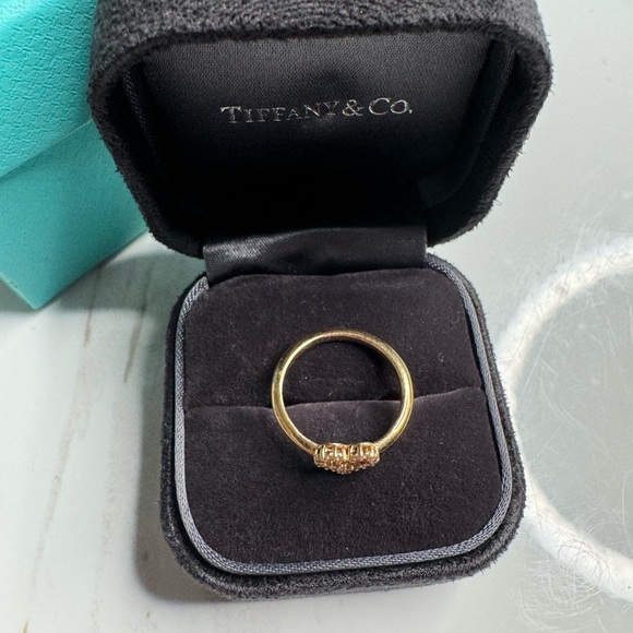 TIFFANY & Co. 18K Rose Gold  Diamond Heart Ring 0.6ct - Picture 3 of 7
